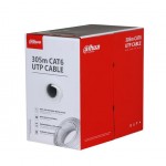 Tīkla kabelis DAHUA CAT6 UTP 305m CCA, balts